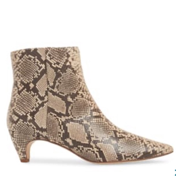 Splendid Nettie Leather Snake Bootie - Picture 8 of 8